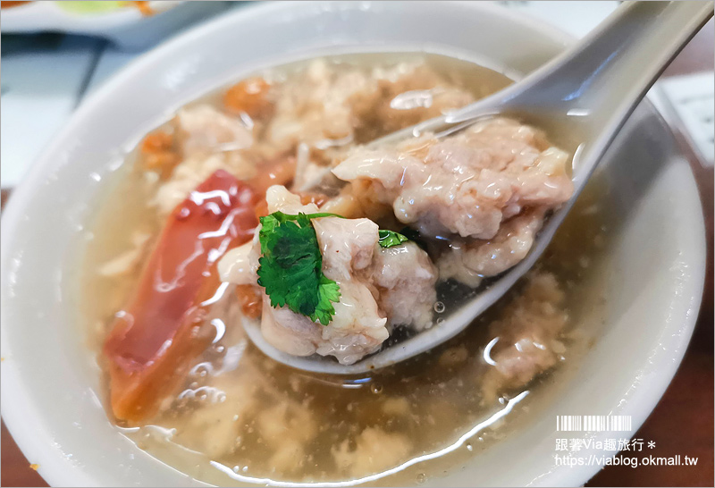 鹿港小吃推薦》鹿港必吃～五十年以上超人氣老店：王罔麵線糊＋鹿港肉焿泉