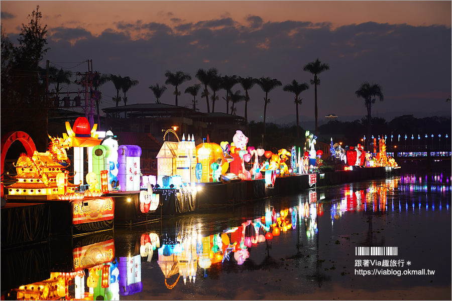 埔里燈會》浪漫水上燈區＋夢幻森林燈區～水陸賞燈趣！埔里小鎮邀你來旅行！