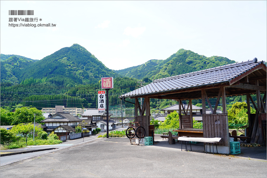 九州大分中津旅遊》耶馬溪自行車一日遊～日本新三景之旅！競秀峰、青之洞門、平田宿驛、平田郵便局、耶馬溪橋、中津城～跟著我一天玩透透！