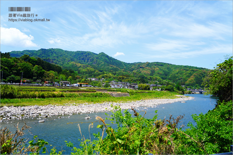 九州大分中津旅遊》耶馬溪自行車一日遊～日本新三景之旅！競秀峰、青之洞門、平田宿驛、平田郵便局、耶馬溪橋、中津城～跟著我一天玩透透！