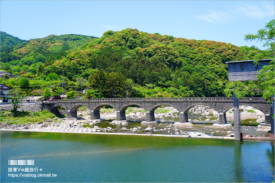 九州大分中津旅遊》耶馬溪自行車一日遊～日本新三景之旅！競秀峰、青之洞門、平田宿驛、平田郵便局、耶馬溪橋、中津城～跟著我一天玩透透！