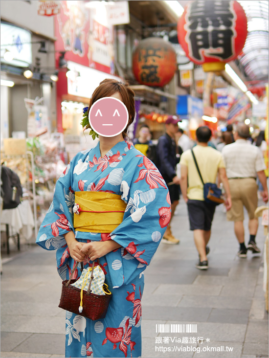 大阪和服體驗推薦》大阪和服櫻Wafuku Sakura Osaka～近黑門市場地點方便！平價又好看的和服／浴衣體驗館！