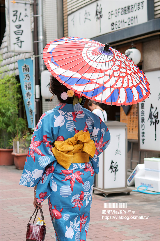 大阪和服體驗推薦》大阪和服櫻Wafuku Sakura Osaka～近黑門市場地點方便！平價又好看的和服／浴衣體驗館！