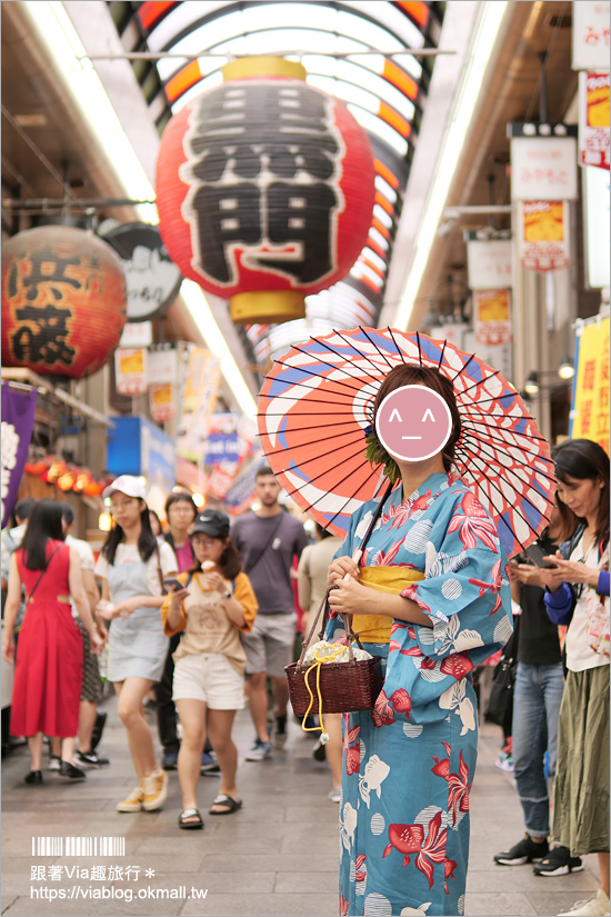 大阪和服體驗推薦》大阪和服櫻Wafuku Sakura Osaka～近黑門市場地點方便！平價又好看的和服／浴衣體驗館！