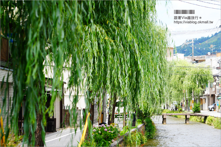 京都私房景點》京都一本橋／行者橋～柳樹相伴的古老小石橋，底下溪水超級清澈的小秘境旅點！