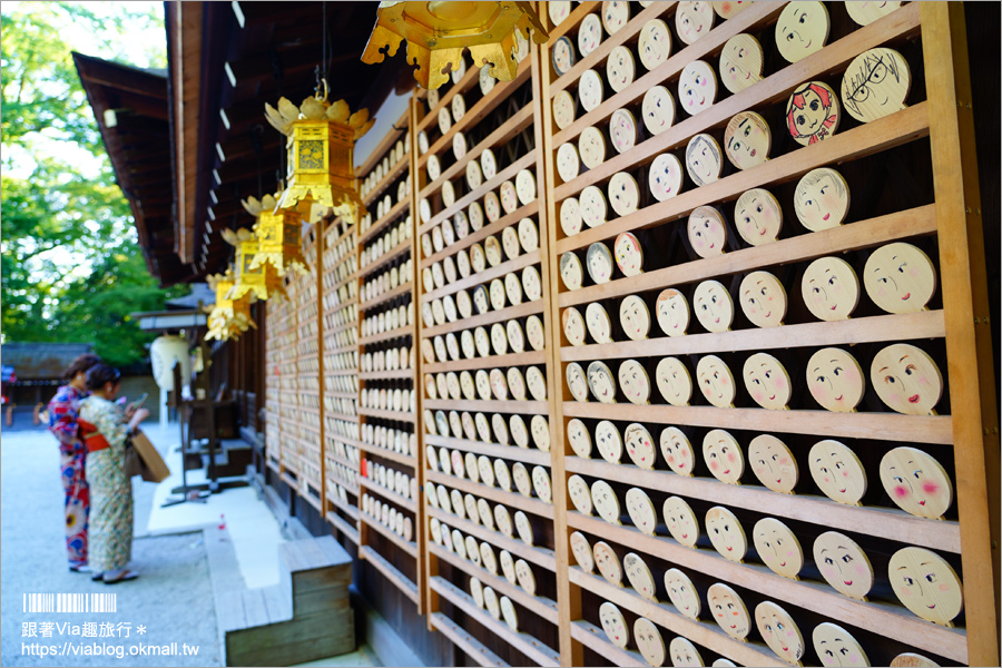 京都河合神社》日本第一美麗神神社～鏡繪馬好有趣！愛美的你一定要來的美容神社！