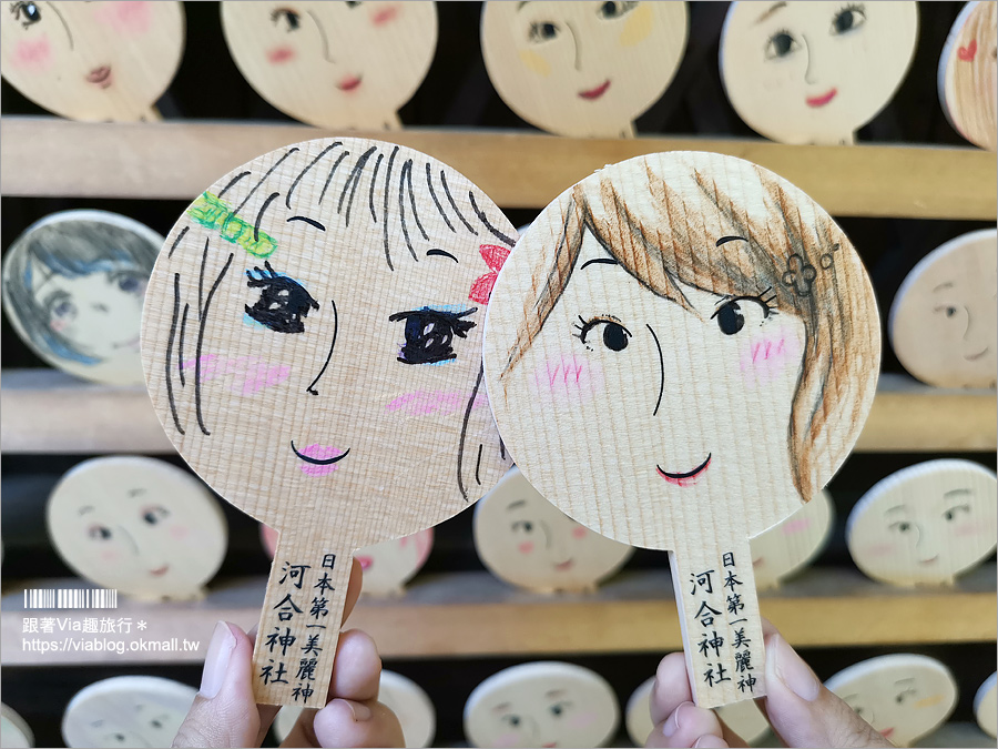 京都河合神社》日本第一美麗神神社～鏡繪馬好有趣！愛美的你一定要來的美容神社！