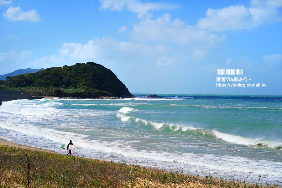 九州糸島景點》二見ヶ浦海灘(2)～二見浦海岸線散策趣！人氣IG必拍天使翅膀、發呆亭、海景咖啡大集合