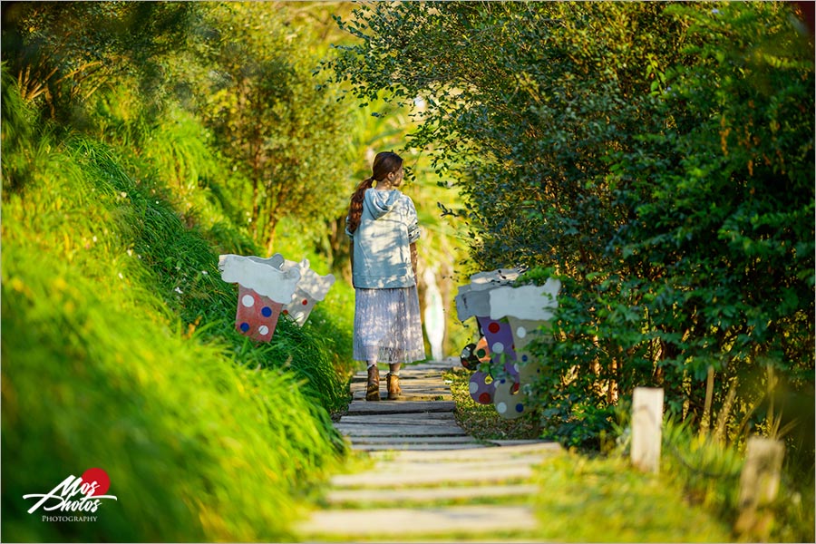 苗栗頭屋》橙香森林景觀餐廳～橘子隧道異國風，迷人夕陽夢幻打卡點，喜歡拍美照必來！