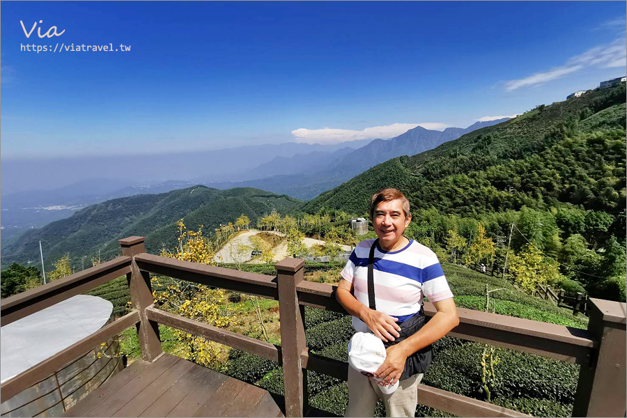 南投鹿谷景點》松安景觀廣場～山林中的私房小秘境！夢幻茶園步道及賞景平台一次收集！