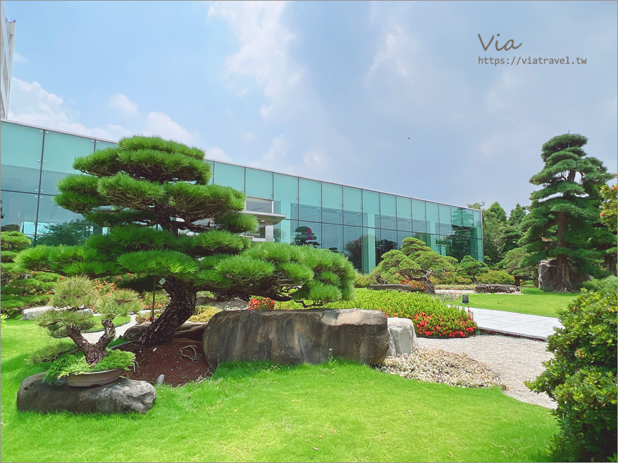 彰化景點》成美文化園～台版兼六園的夢幻日式庭園造景，紫薇花季的桃色漫遊小旅行！