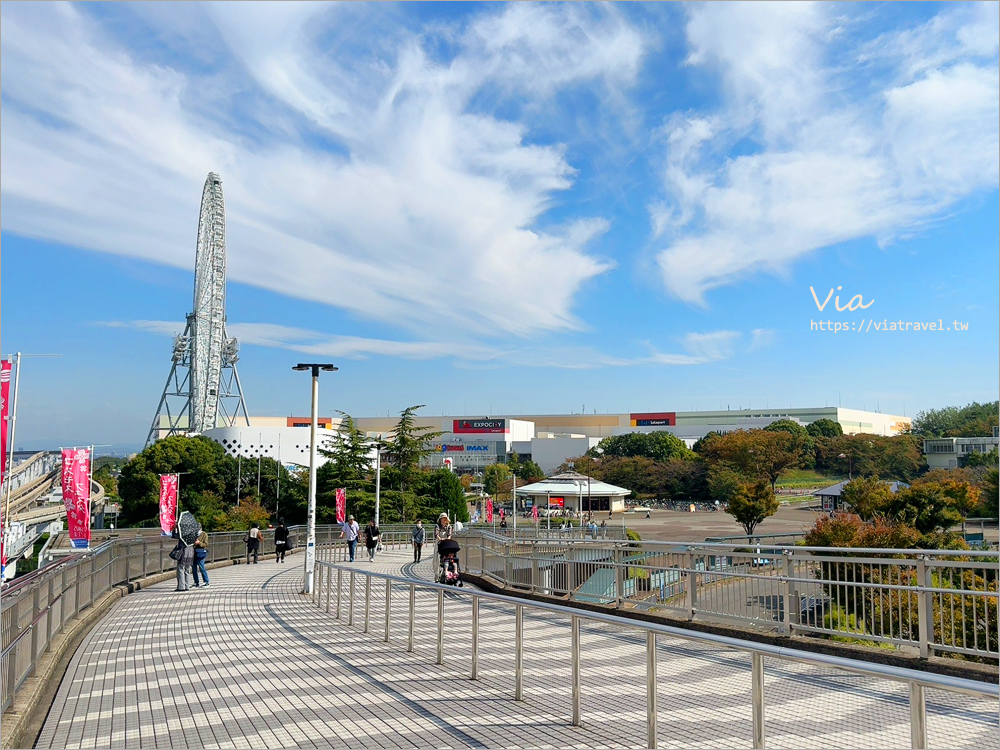 大阪萬博紀念公園》大阪必去景點地標～太陽之塔！還有季節限定的火紅波波草美景一次收集！