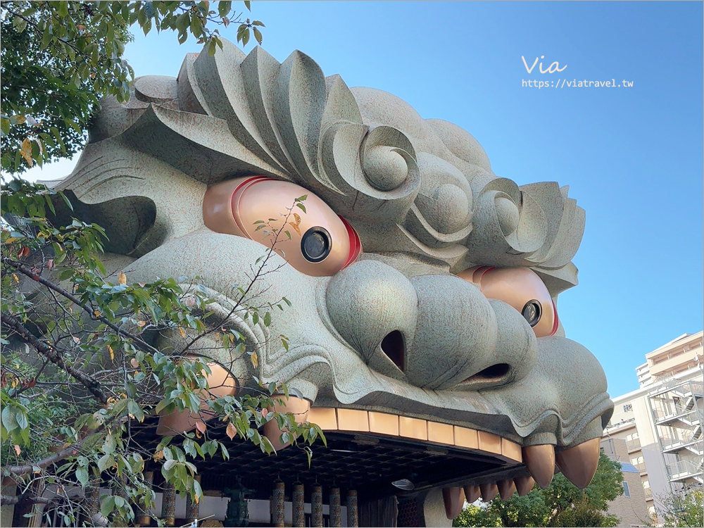 大阪必去》難波八阪神社～張開大口的獅子殿好特別！祈求金運、勝運、學業成就的必去神社！