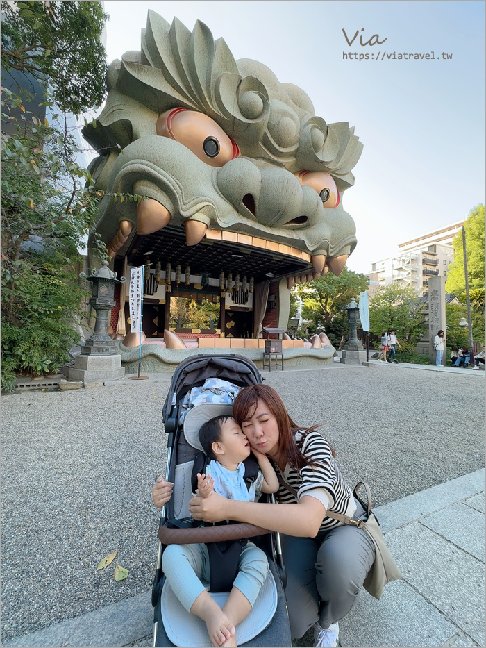 大阪必去》難波八阪神社～張開大口的獅子殿好特別！祈求金運、勝運、學業成就的必去神社！