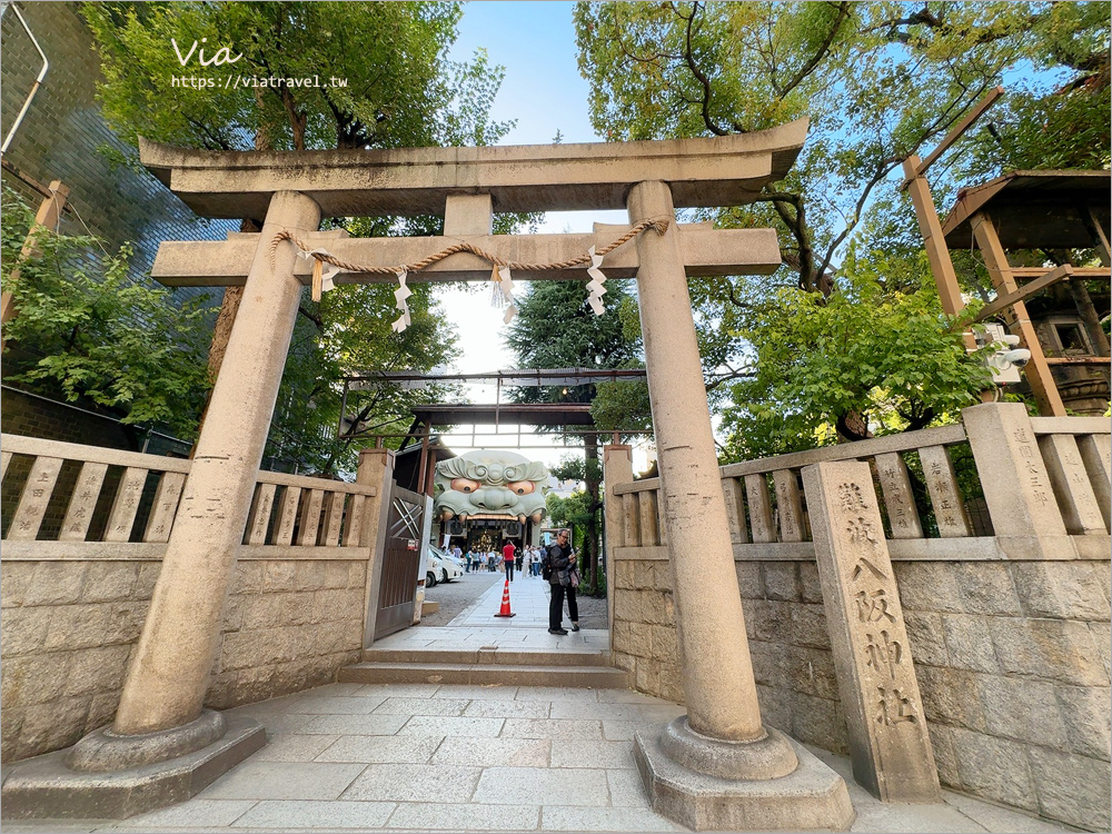 大阪必去》難波八阪神社～張開大口的獅子殿好特別！祈求金運、勝運、學業成就的必去神社！