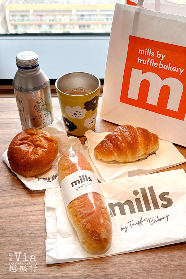 福岡天神美食》mills by Truffle Bakery～木村大神也愛的人氣松露麵包！當店限定的明太子麵包大推必吃！